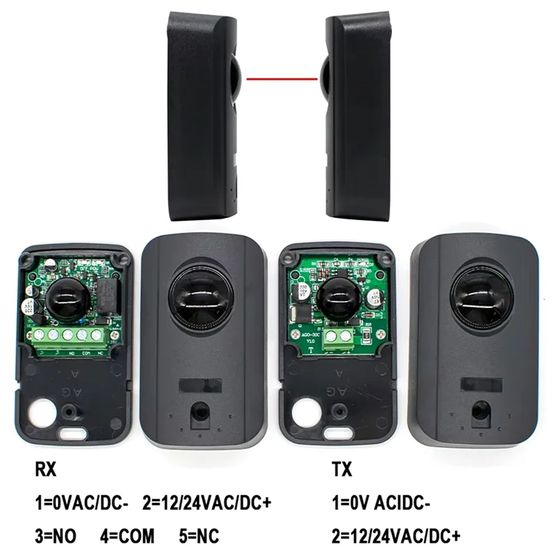 

ABKQ-DC 12 В 24 В инфракрасный датчик детектор безопасности двери датчик фотоэлемента для автоматической двери