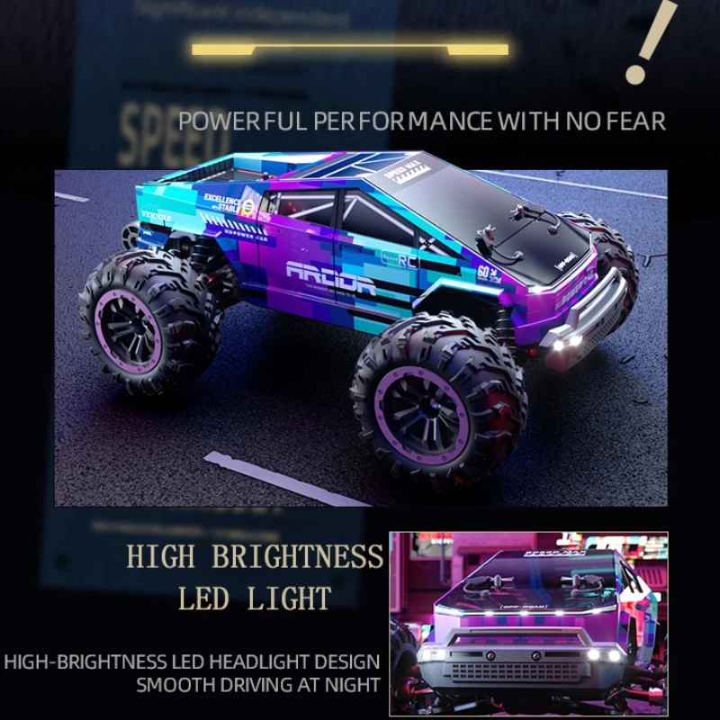 Cool Stuff Rc Cars Funny Gift-Kawaii High-speed 4WD Rc Truck,Climbing Off-road Rc Drift Car,Remote Control Car Toy,Toys for Kids