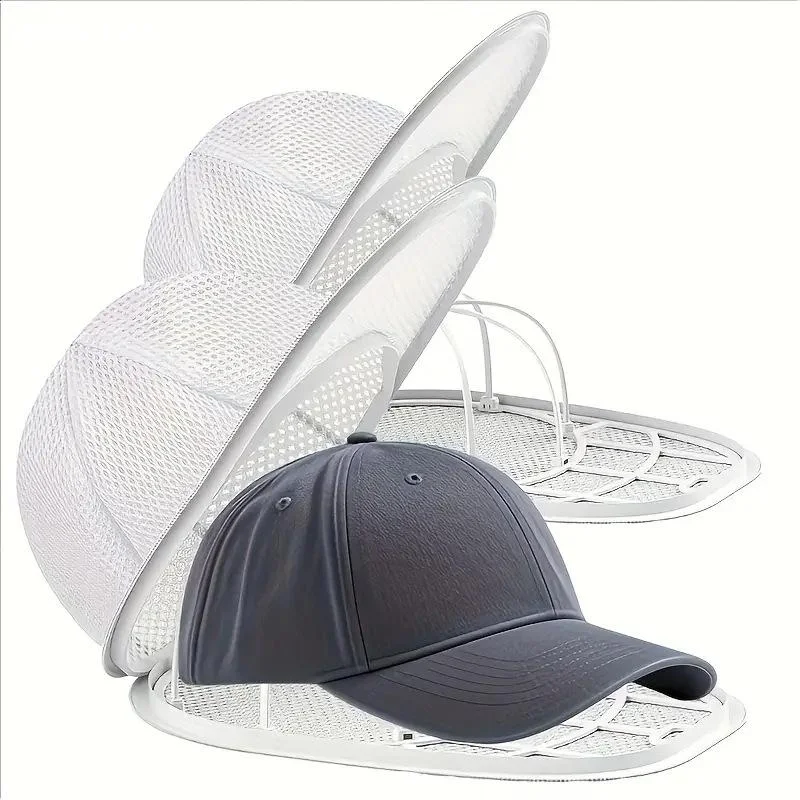 Answer1/2Set Portable Hat Washing Protection Bag – Anti-Deformation Mesh Cap Clean Fixed Protector For Baseball Hats