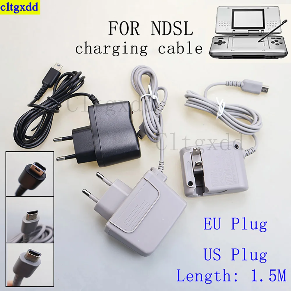 

Cltgxdd 1piece is suitable FOR DS Lite NDSL game console power charging cable, EU/US plug, home travel charger, power adapter