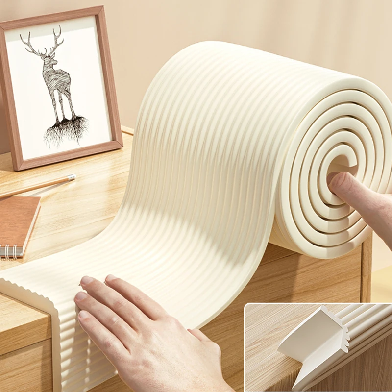 

Children's Anti-collision Strip 200cm Anti-collision Strip Sponge Wrap Anti-bump Wall Stick Table Corner Soft Bag to Protect