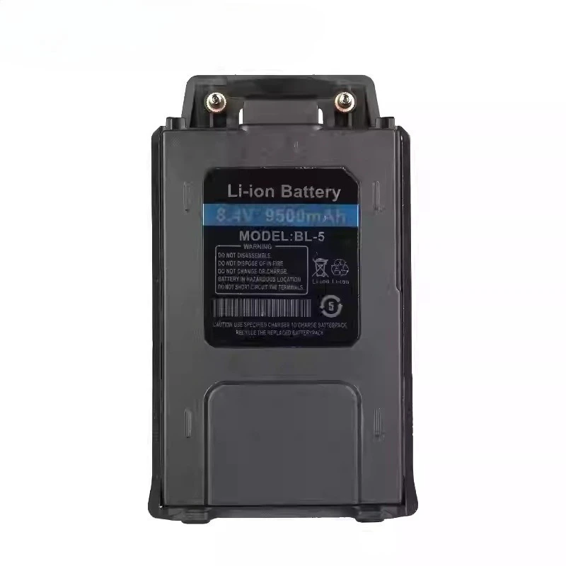 BL-5 8.4V 9500mAh Walkie-talkie Battery for UV5R/UV5RA/UV5RE Replace with Thickened Lithium Battery with Type-c