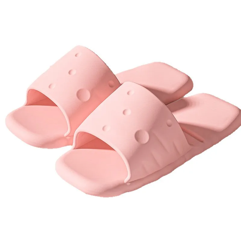

Fashion Folding Slippers Flat Lightweight EVA Women Home Bathroom Slippers Comfort Massage Couples Indoor Slides Shower Shoes