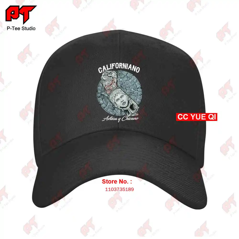 Californiano Azteca Y Chicano California Urban Baseball Caps Truck Cap AYV2