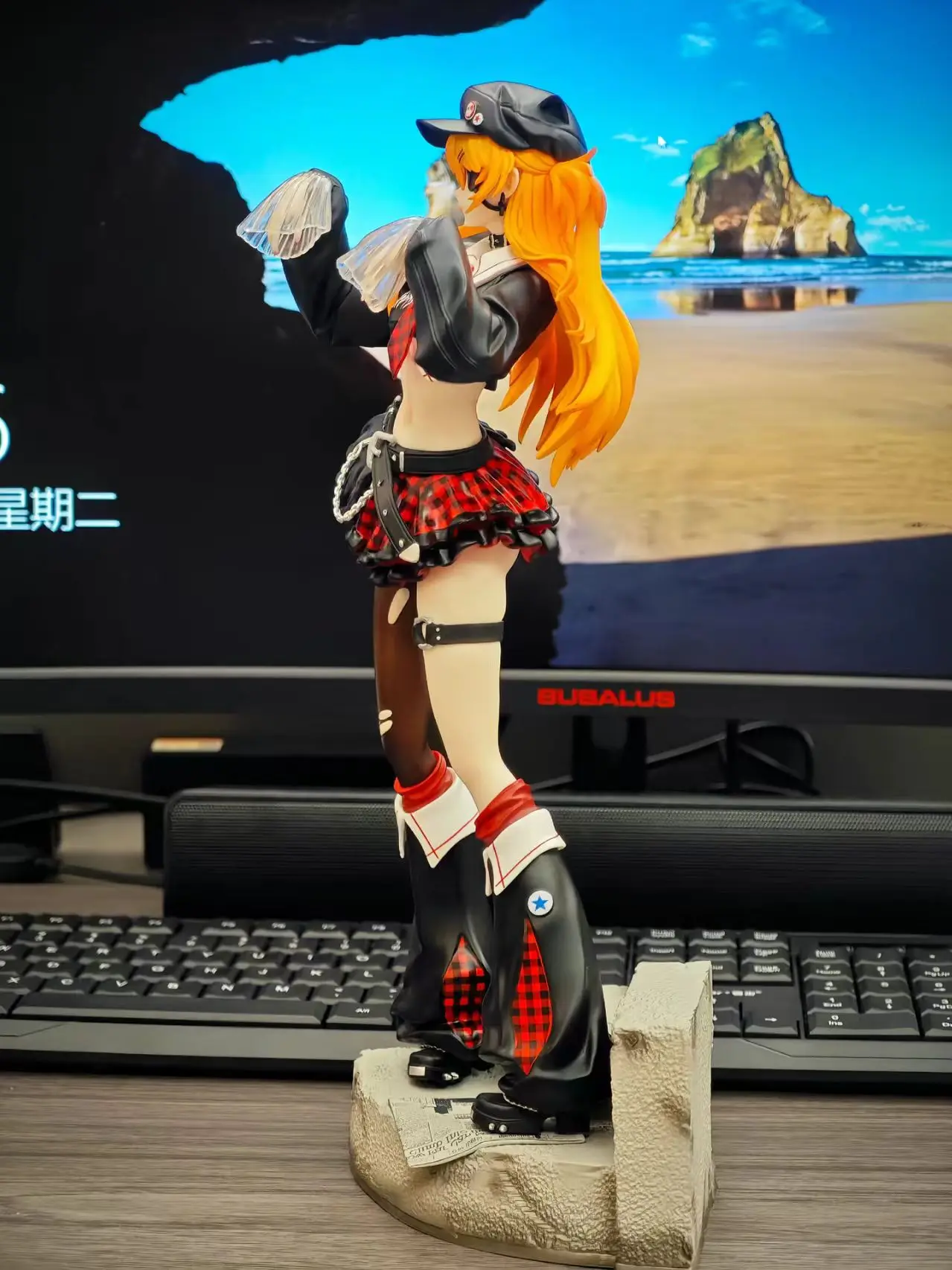 جديد Soryu Asuka Langley أنيمي الشكل 33 سنتيمتر GK Shikinami Asuka Langley فتاة جميلة التماثيل الحلي نموذج ألعاب الدمى الهدايا