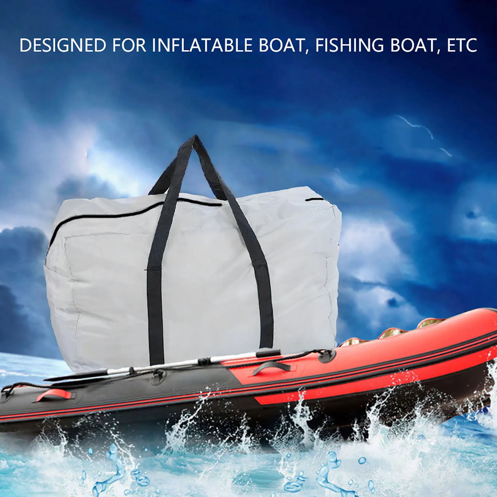 PVC Kayak Storage Shoulder Bag High Capacity Wear Resistant Carry Bag For Inflatable Boat Canoe