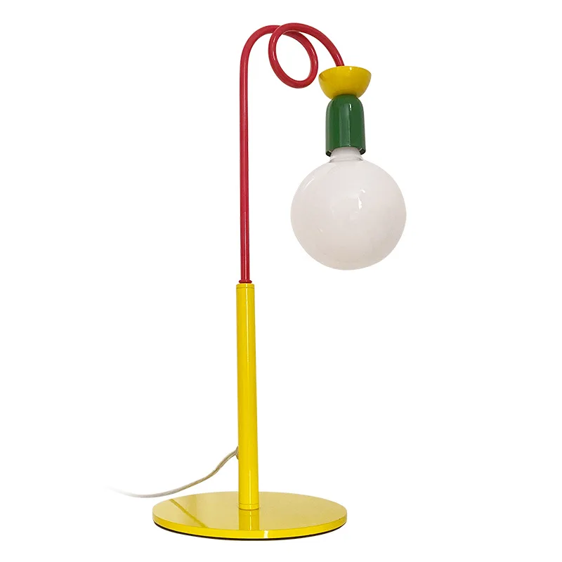 Living room decorative table lamp bedroom bedside lamp Nordic retro creative lamps eye protection