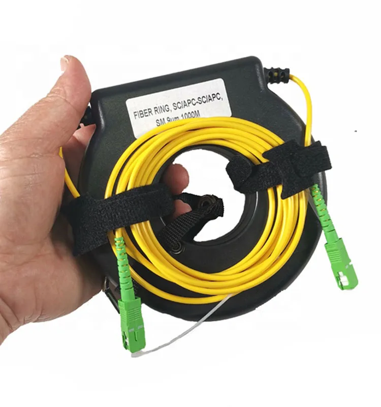 FTTH SC UPC/APC 500 1000meter OTDR laun ch Kabel Box Faser Ring Singlemode Single Bare Fiber OTDR Test Optical Fiber Reels