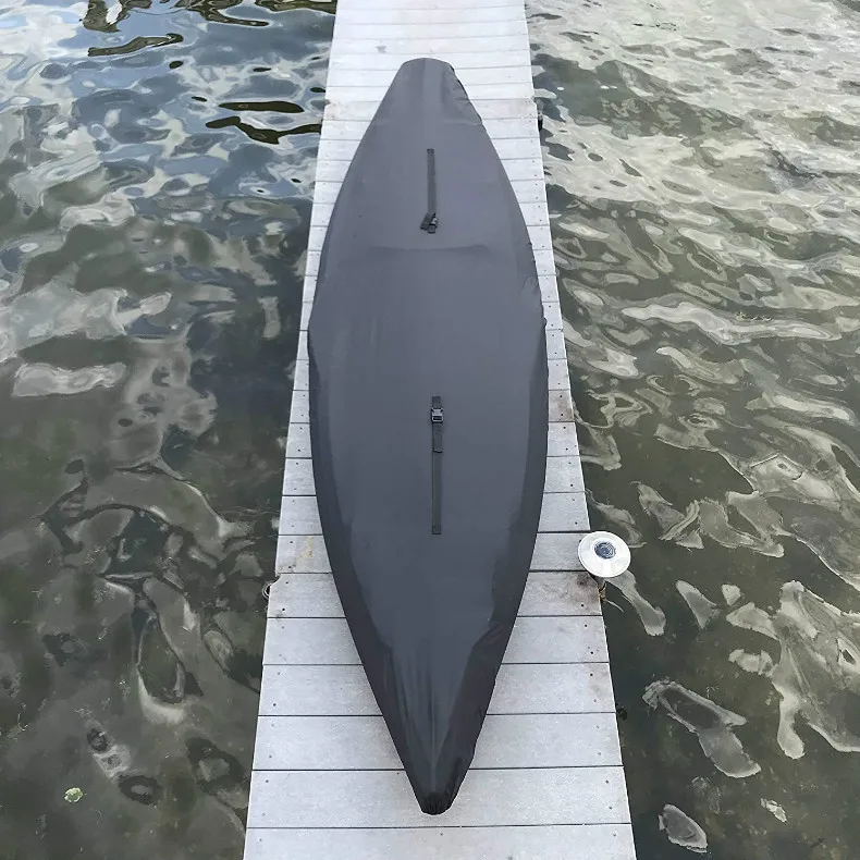 耐久性のある KayakCover カヌー コックピット ダスト カバー、防水 UV 日焼け止めシールド プロテクター、漁船、カヤック、カヌー、パドルボード用