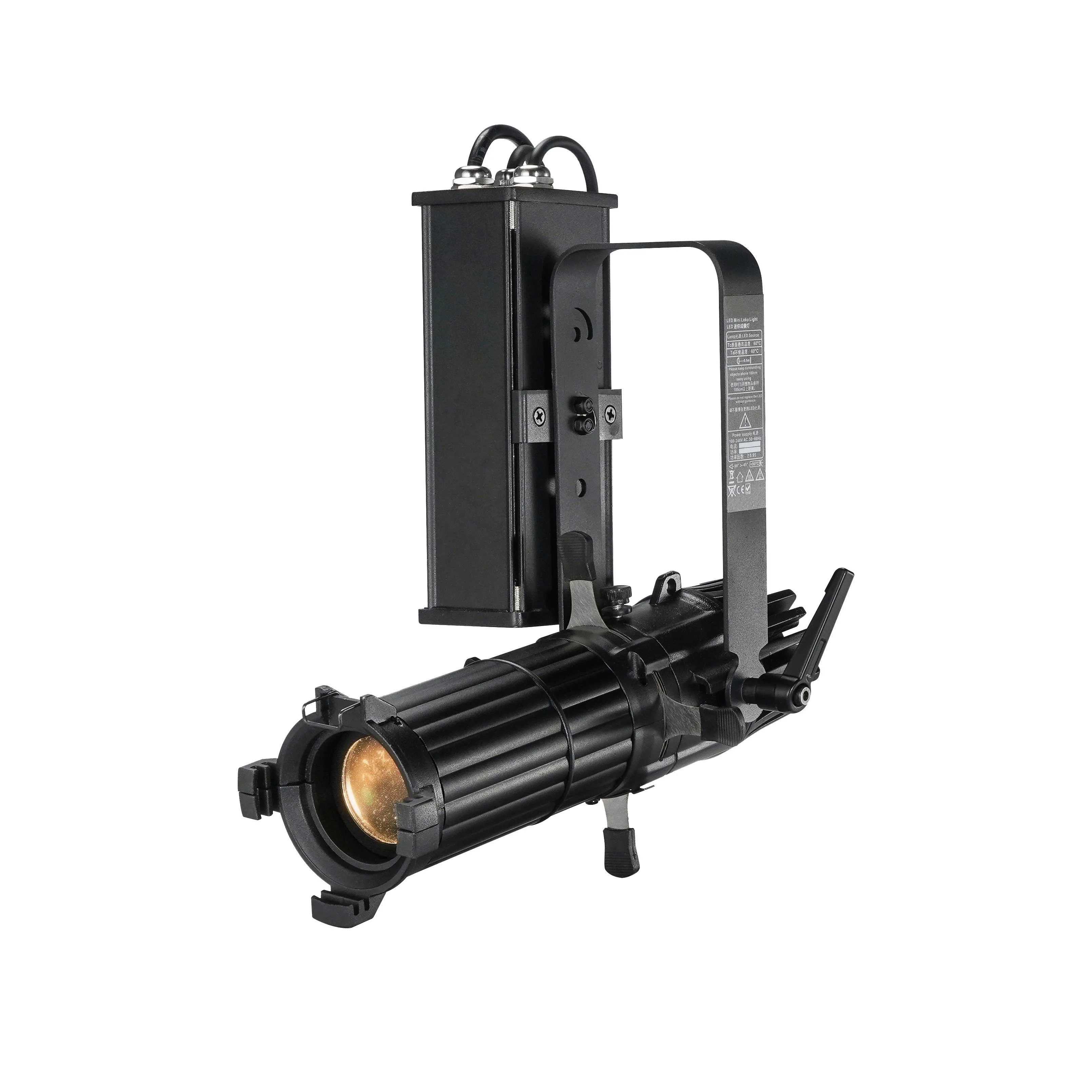 for 30w waterproof IP65 CW WW led profile spotlight leko stage led mini profile spot light for wedding theatre