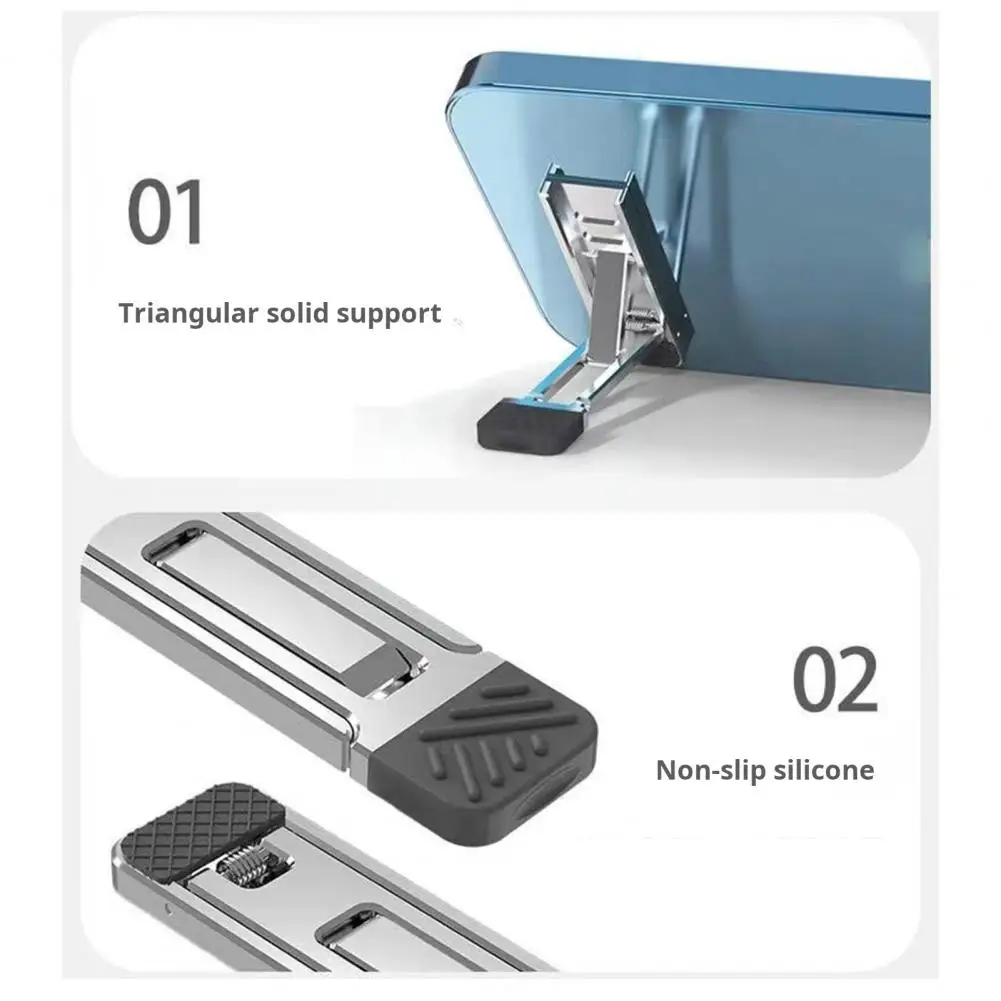 Foldable Laptop Stand Adjustable Laptop Stand Foldable Aluminum Riser Portable Ergonomic Computer Holder High for Laptops