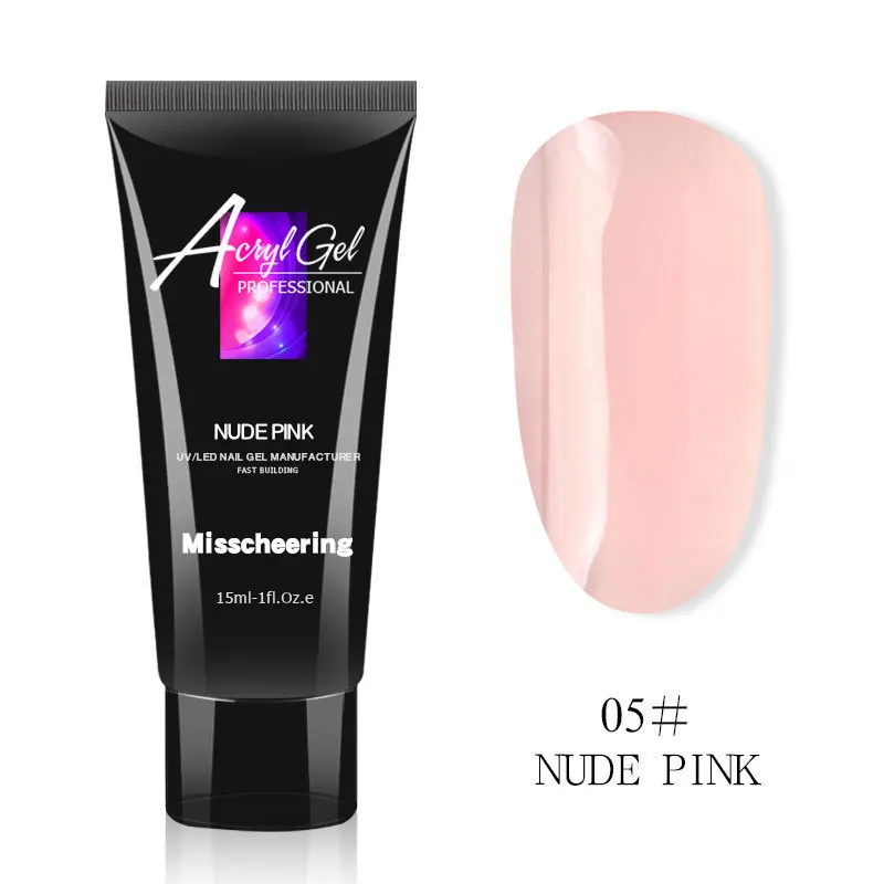30ml Nail Extension Gel Nail Build Poly Nail Acrylic Gel UV LED Quick Extension of Crystal Model Painless Crystal Glue image 6