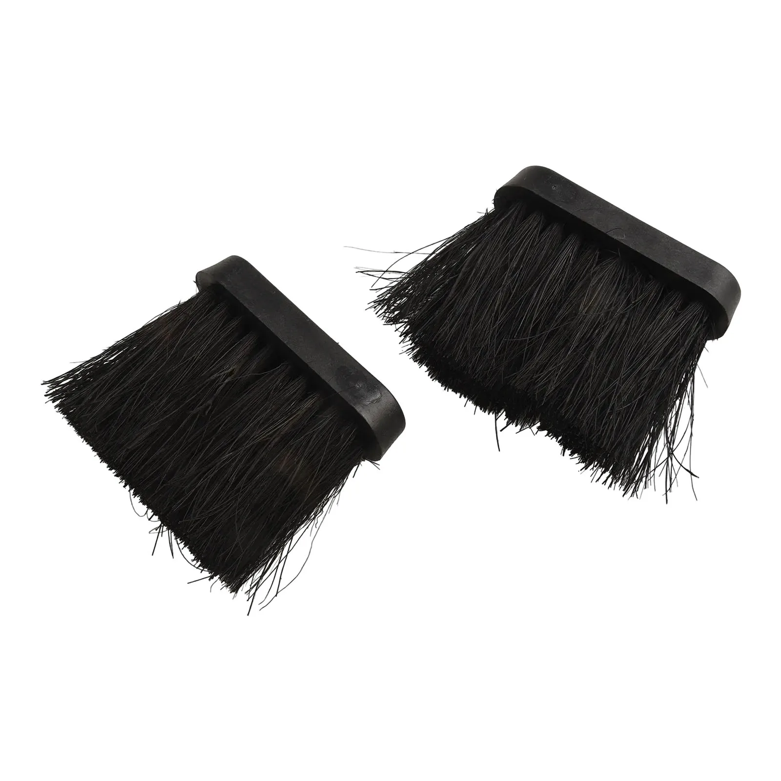 2Pcs Hot Sale Oblong Replacement Spare Hearth Brush Head Refill For Companion Set Fireplace Brushs Broom Fireplace Spare Brushes