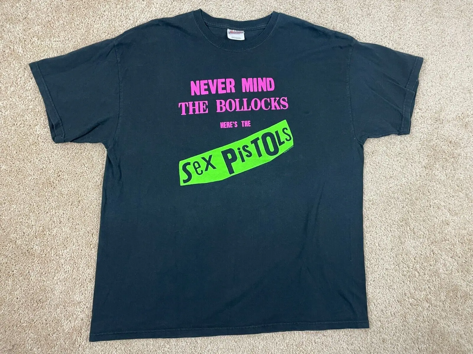 Vintage T Shirt Mens Xl Never Mind The Bollocks Heres Sex Pistols