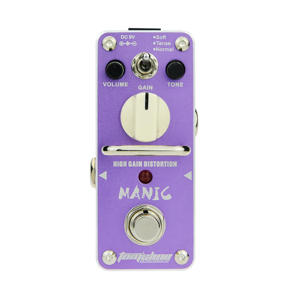 AROMA AMC-3 Gitaar MANIC High Gain Distortion Effectpedaal Mini-pedaal Analoog True Bypass Elektrische Gitaar Onderdelen Handig Duurzaam