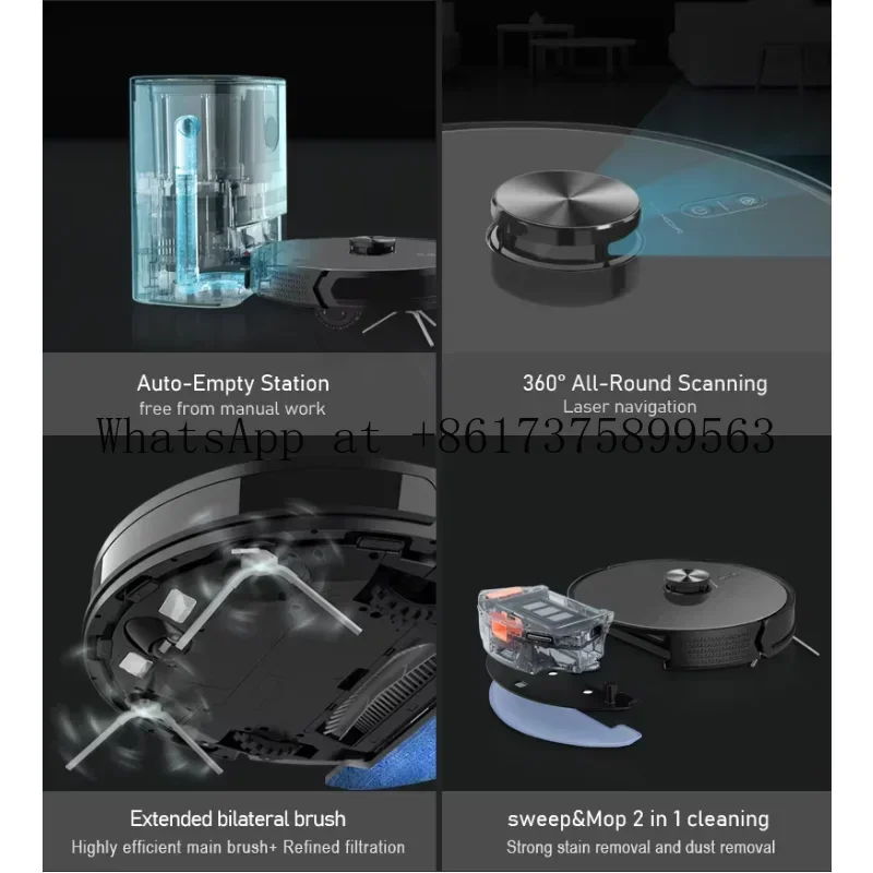 Smart Sweeping Mop Robot Vacuum Cleaner Wireless Remote Control Robotic Vacuum Wholesale Dropship