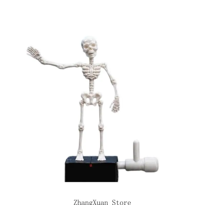 Aquarien Dynamische Skelettfigur Dekoration für Halloween-Fischtanks Display 3XUF – Detail 2