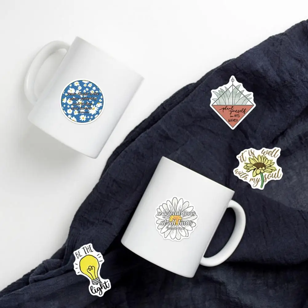 50Pcs/Bag Graffiti Sticker  Lovely Aesthetics Mood Notebook Sticker  Heat-resistant Doodle Sticker