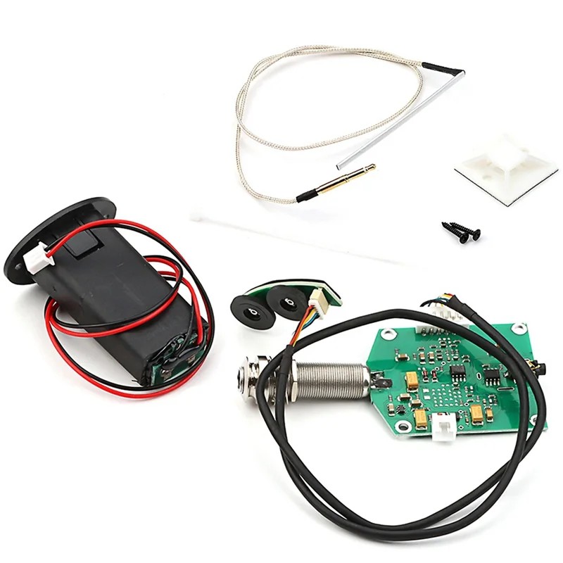 

B72A Guitar Equalizer Guitar Pickup Guitar Piezo Pickup Onboard Preamp System For Acoustic Guitar