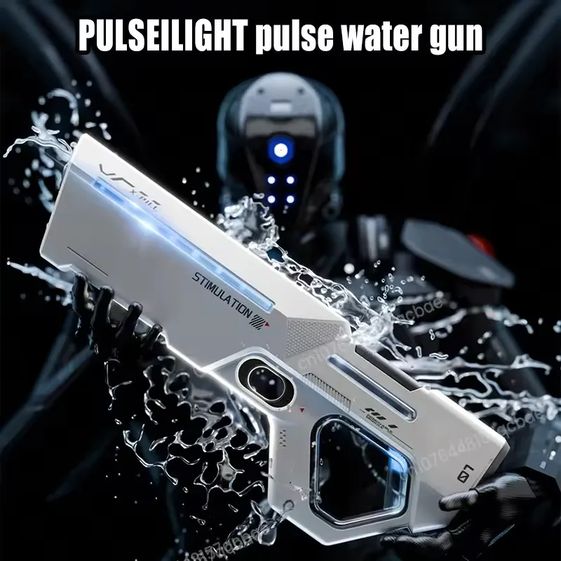 

2026 Adult electric water gun, powerful spray, automatic water absorption, children's summer outdoor beach toy, children's gift