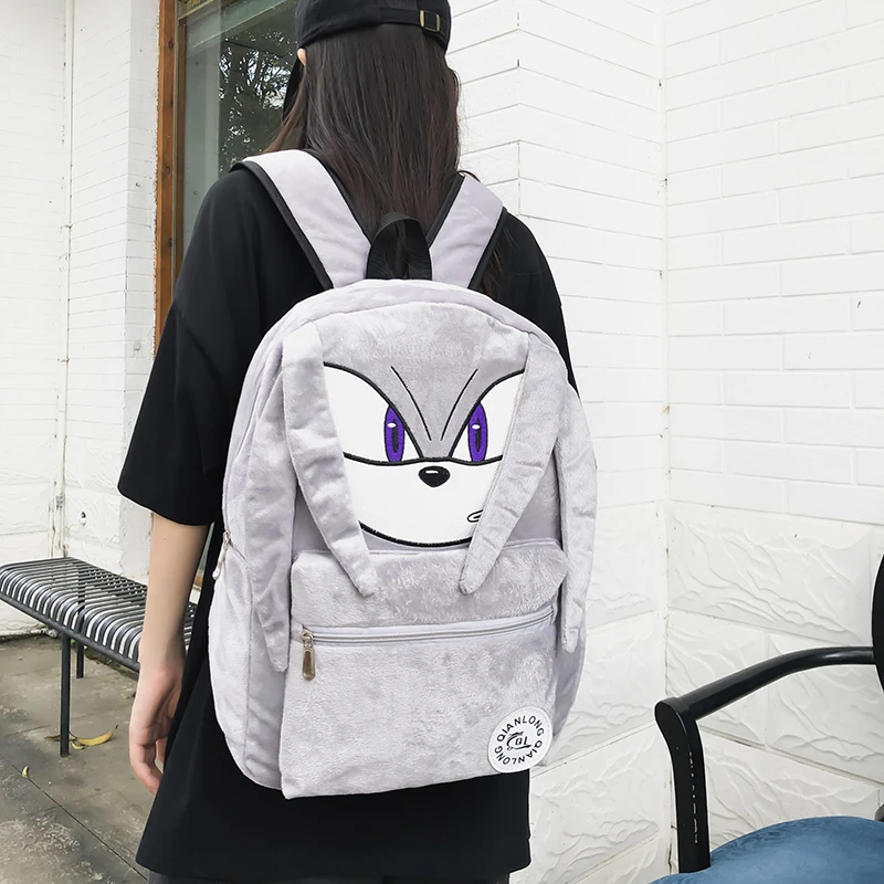 Qianlong Red Supersonic Kid Large Capacity Backpack Cute Student Bookbag Couple Style Soft Material Cartoon Design Waterproof