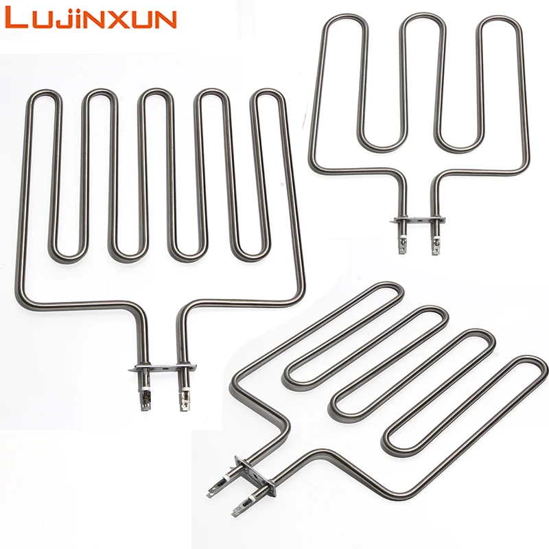 LUJINXUN 3U 4U 5U Electric Heater Element 110/220/380V 304SUS for Sauna Stove Straight Heater Tube Pipe 1.5KW/2KW/2.5KW