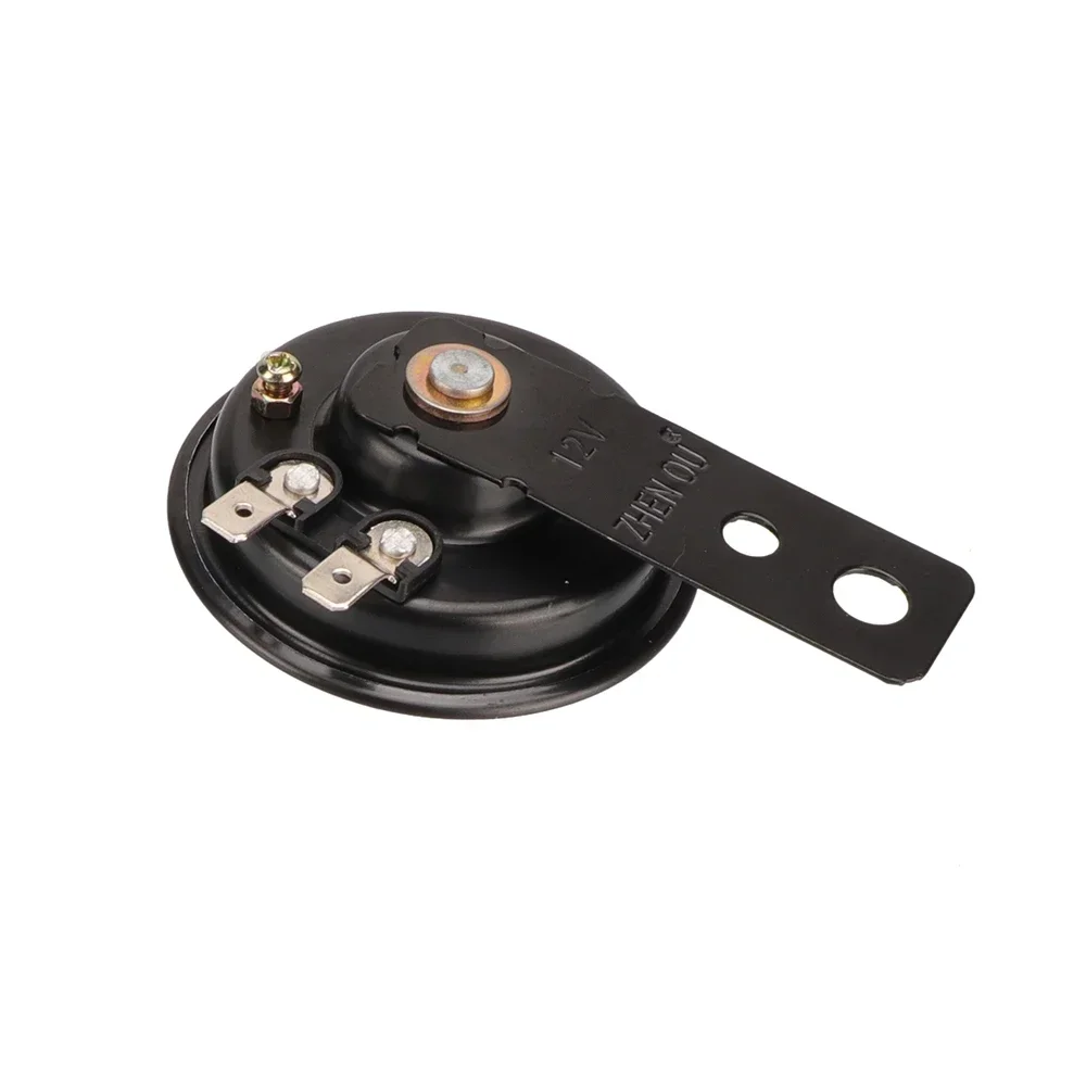 Motorcycle electric horn 12V 24V 36V 48V 60V 1.5A 105db waterproof round horn speaker suitable for scootermopedelectric bicycle view 3