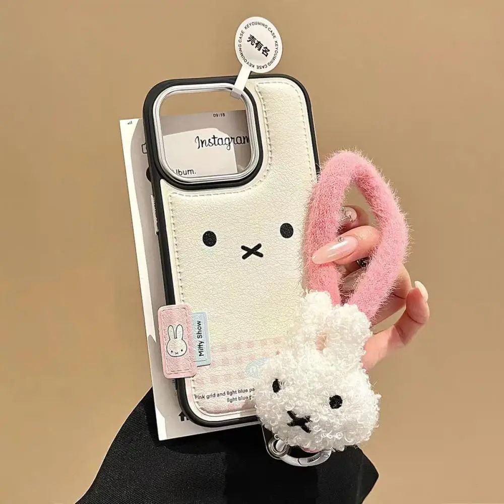 Miffy Rabbit Cartoon Cute Phone Case Is Suitable for Iphone16 15 14 13Promax Series Anti Drop Phone Protection Cases