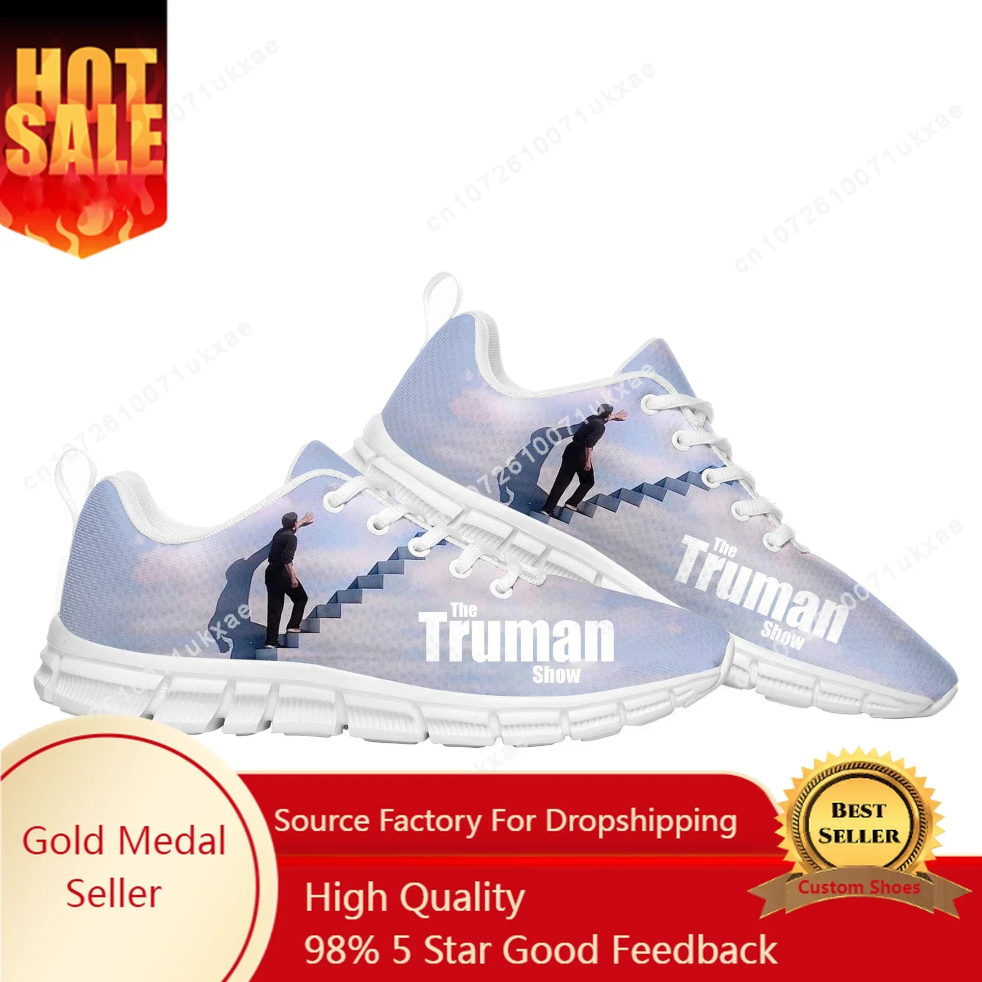 

Truman Show Sports Shoes Mens Womens Sneakers High Quality Jim Carrey Casual Sneaker Couple Custom Shoes