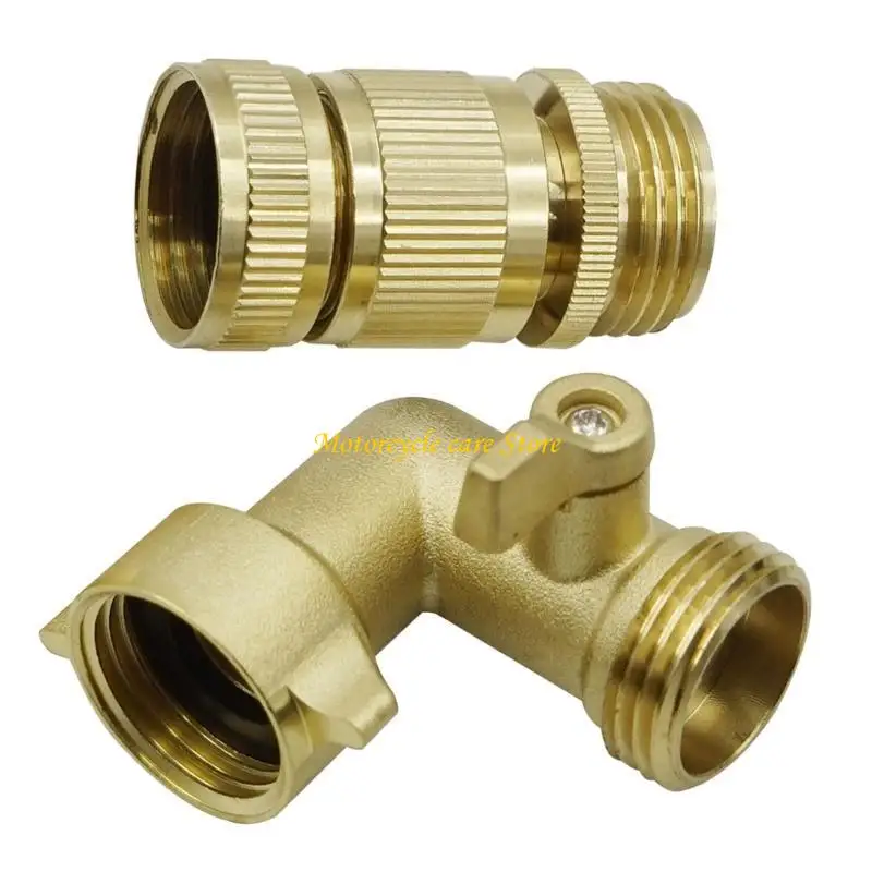 U75F Universal RVs Water Adapter Stainless Steel Rustproof Filler Water Inlet