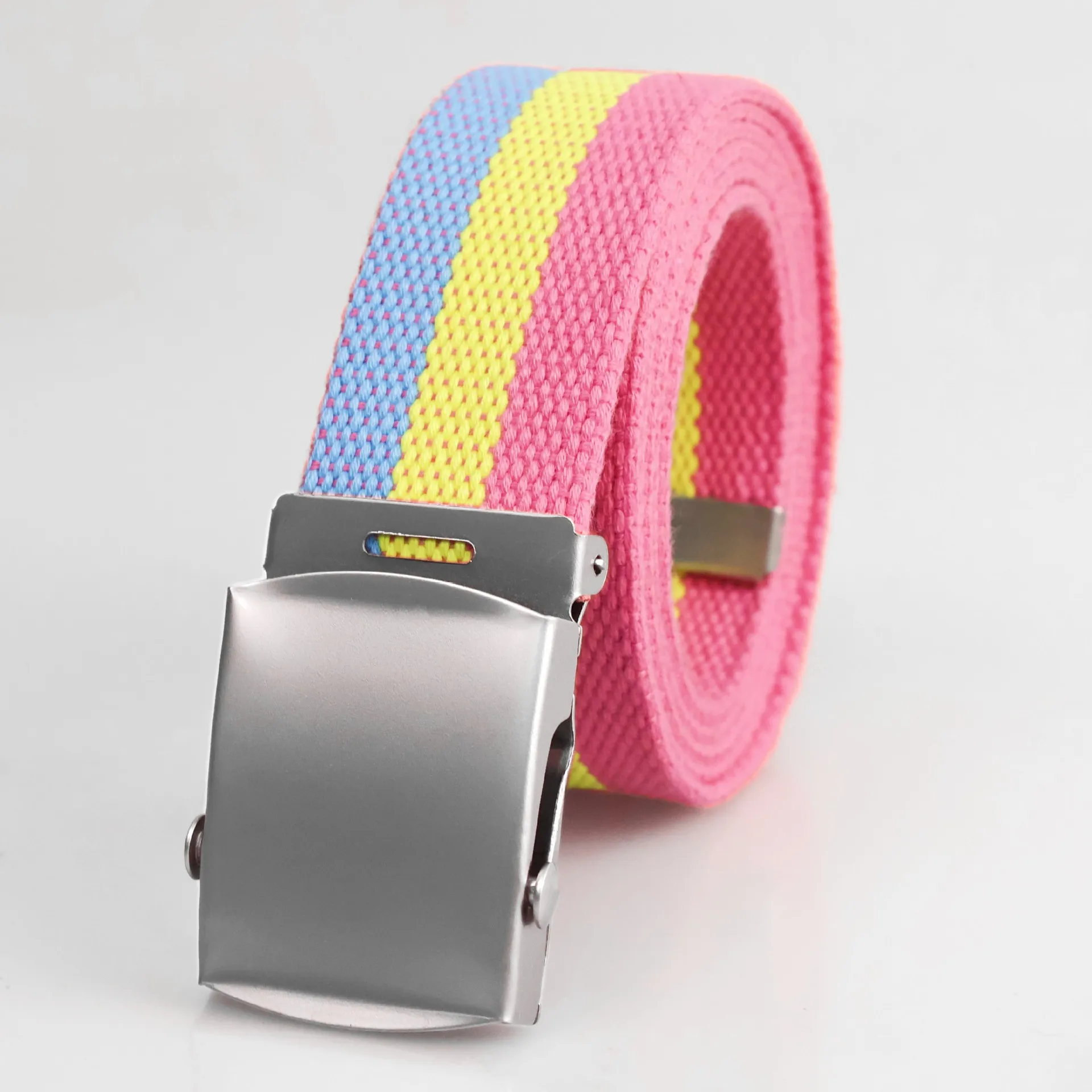 Neues Seven Rainbows Ribbon Lässige, vielseitige, superlange, sommerliche, dekorative Herren- und Damengürtel – Detail 7