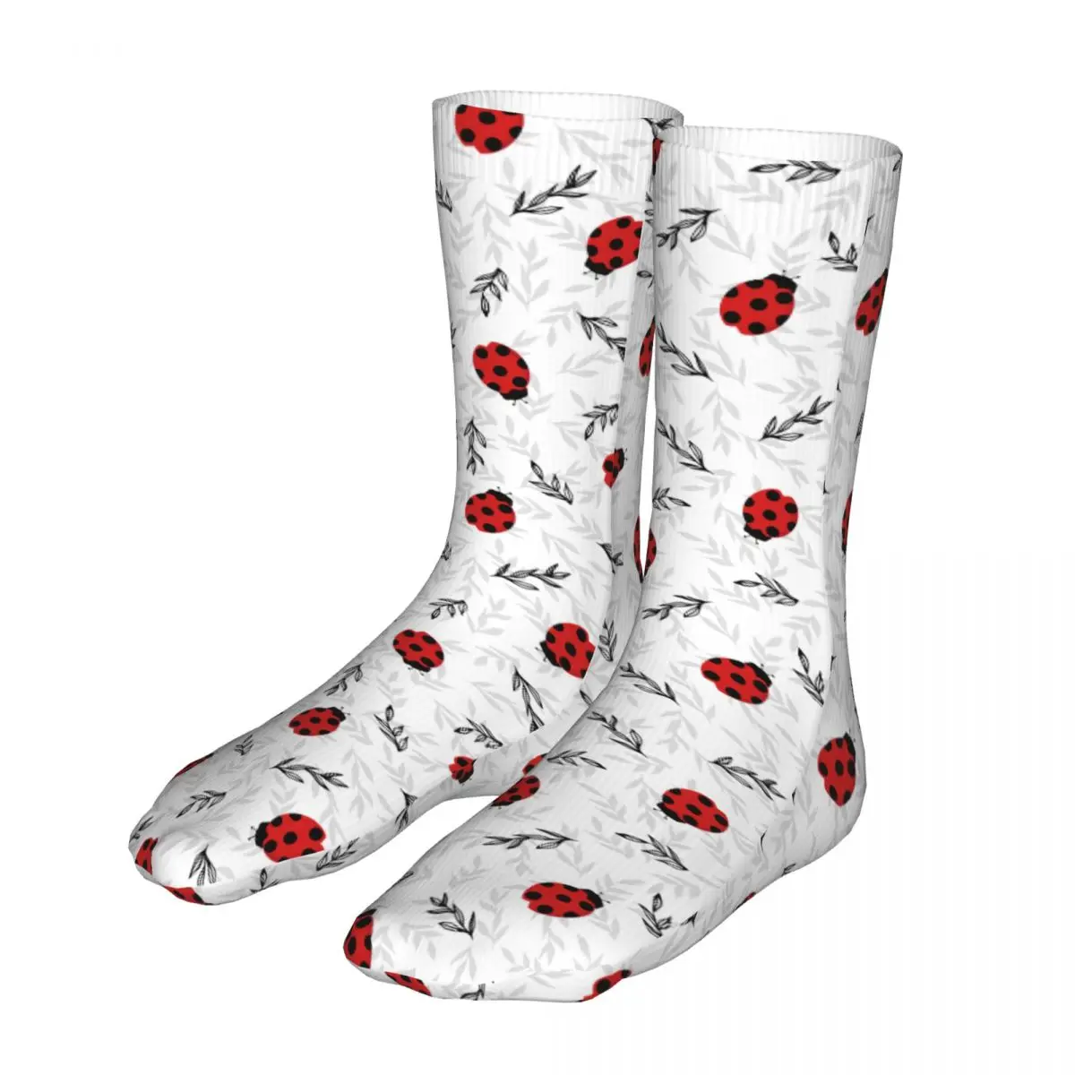 Insect Lover Socks Men's Women's Fashion Ladybird Socks Hip Hop Spring Summer Autumn Winter Stockings Gifts