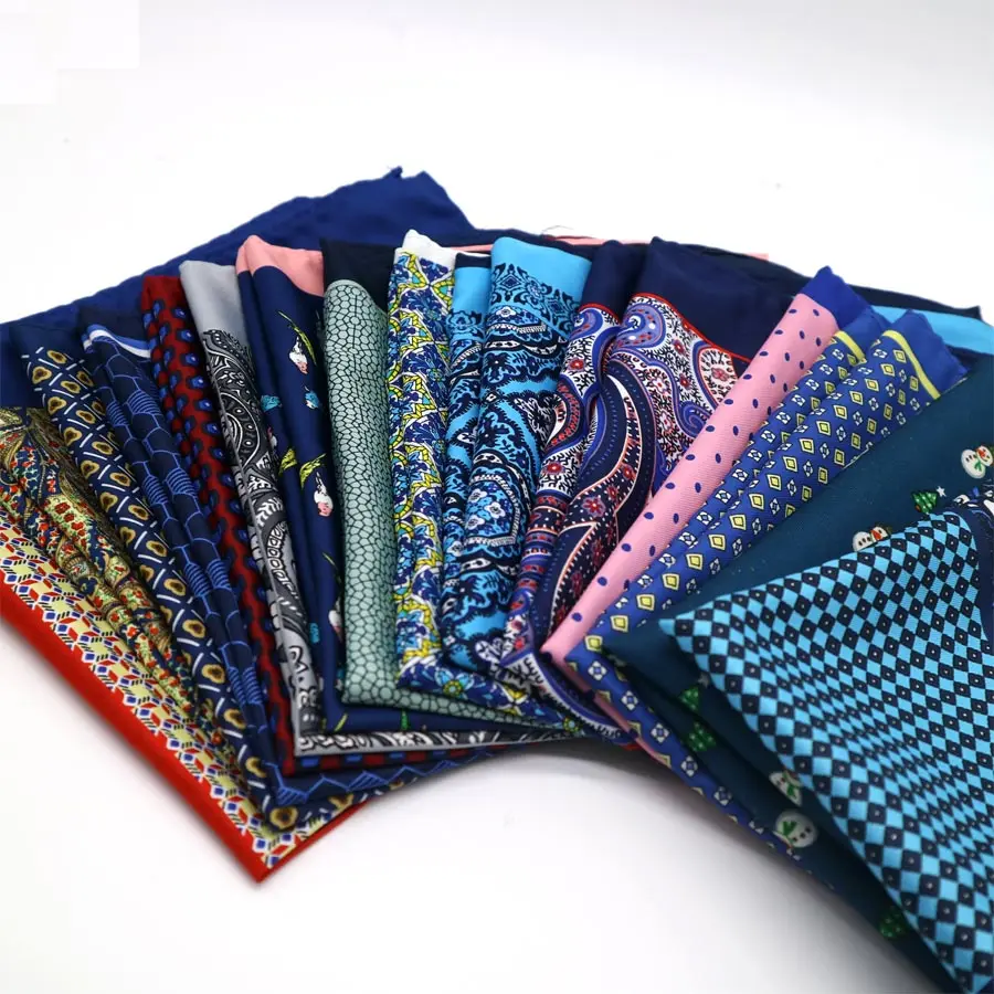 30 Color Luxury Men\'s Pocket Squares 12In Large Soft  Hanky For Men Women Handkerchiefs Chest Towel For Wedding Party Assorted