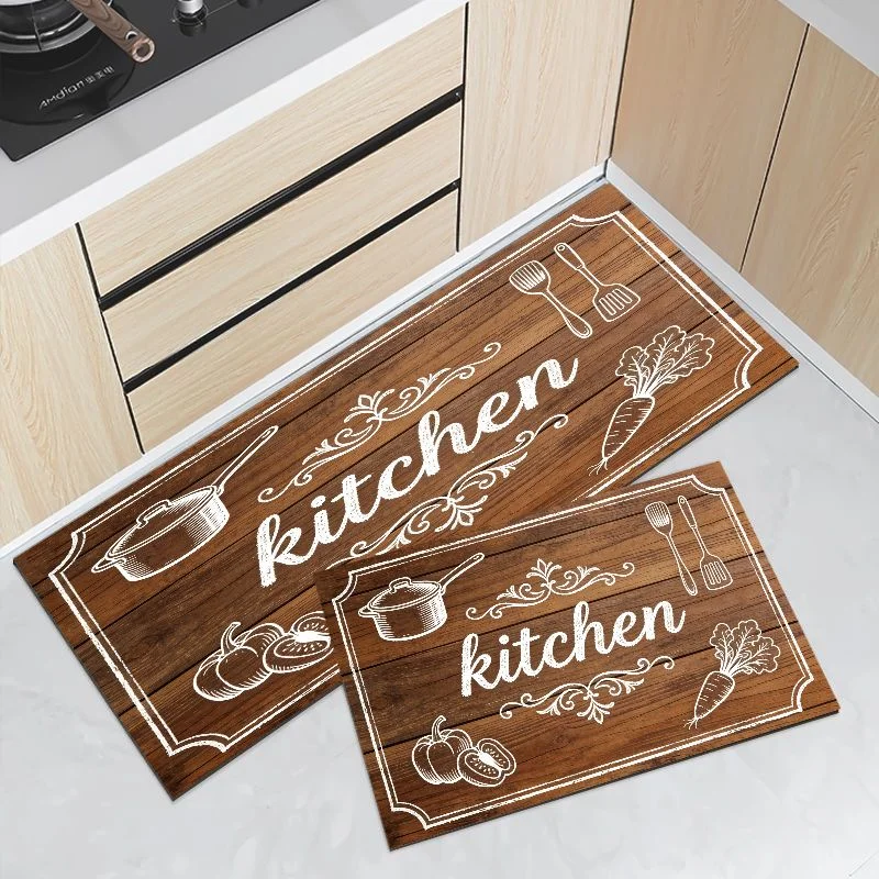 سجادة مطبخ VIKAMA من الخشب الد - مراجعة Kitchen Living Baking Mats وسعره