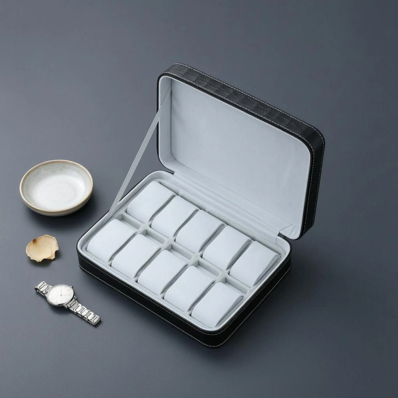 Watch Storage Bag Safeguarding Watch Organizer Bag Travel Accessory Portable Scratch Resistant