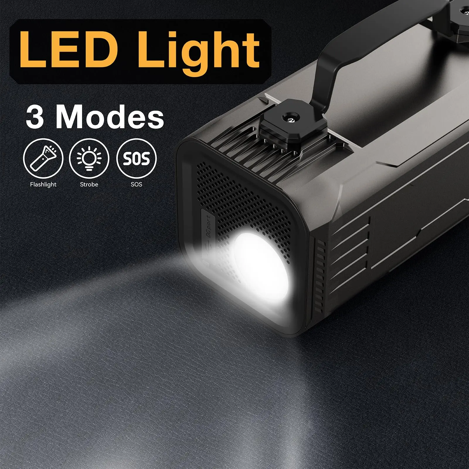 Portable 6-in-1 Car Jump Starter 14800mAh Car Battery Jump Starter Tire Inflator Jump Starter Power Bank Cordless Air Compressor