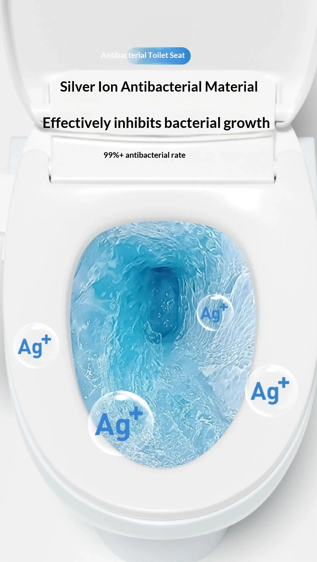 Household Appliance Parts Smart Toilet Seat Cover with Instant Heating and Fully Automatic Drying for Household Use