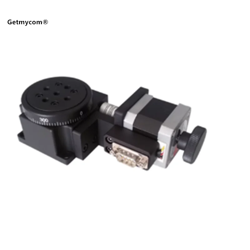 Getmycom for PX110-60 NEW Motorized Rotary Stage Motorized Rotation Stage Optical Rotating Platform High Percision linear Stage