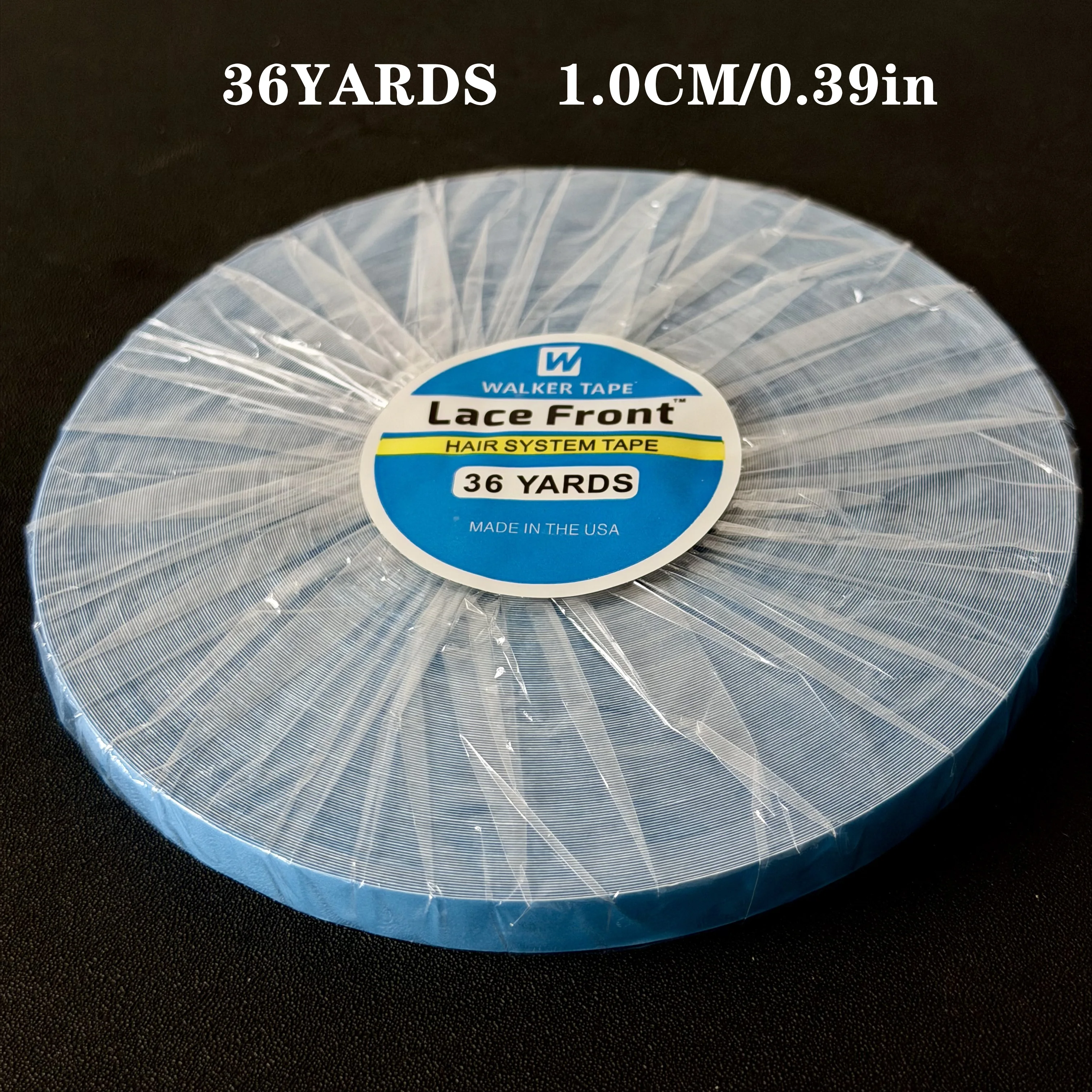 36Yards Hair System Tape Double Side Walker Tape 0.8CM Blue Lace Front Wig Tape For Toupee Sweatproof Ultra Hold Wig Tape 2.54CM image 6