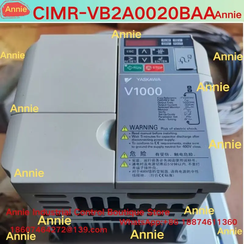 brand-new  V1000 frequency converter CIMR-VB2A0020BAA, 5.5KW/3.7KW, 200V three-phase input
