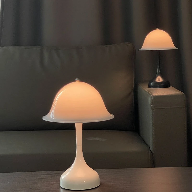 Americano casa cabeceira atmosfera flor bud lâmpada novo retro design simples quarto decoração ornamento pequena lâmpada de mesa