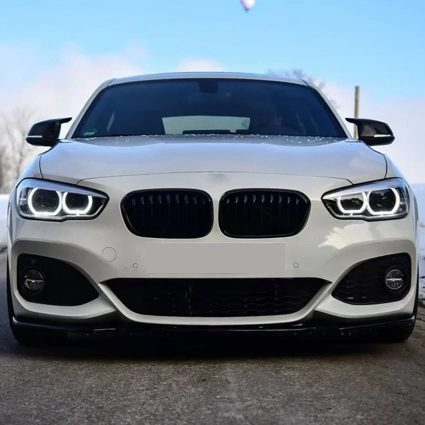 For BMW 1 Series F20 F21 118i 120i 120d M135i M140i M-Pack 2015-2019 Maxton Style Front Bumper Lip Splitter Spoiler Body Kit New