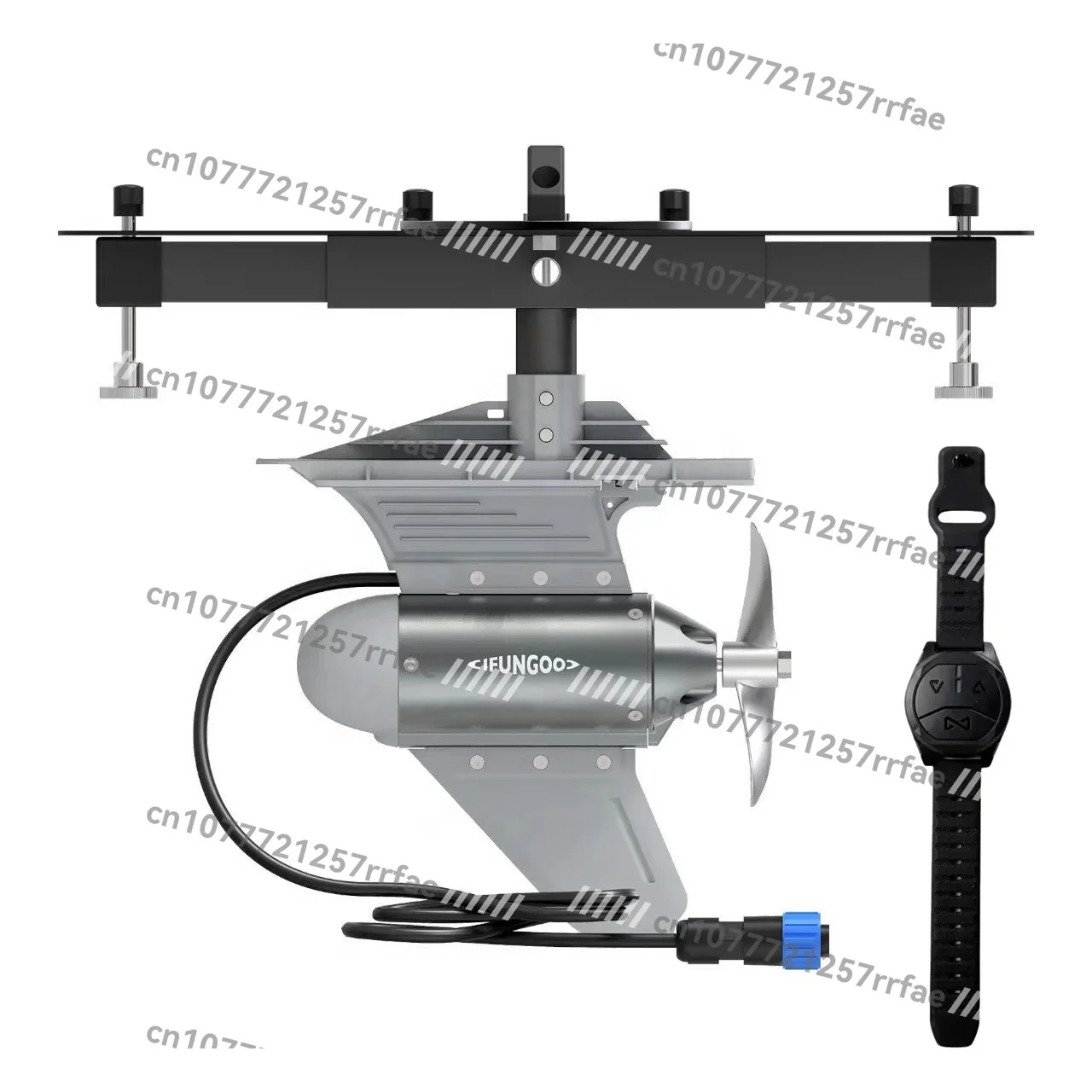 450 Watt Brushless Motor Pedal System Remote Control High Thrust Kayak Propeller Belt Fixture