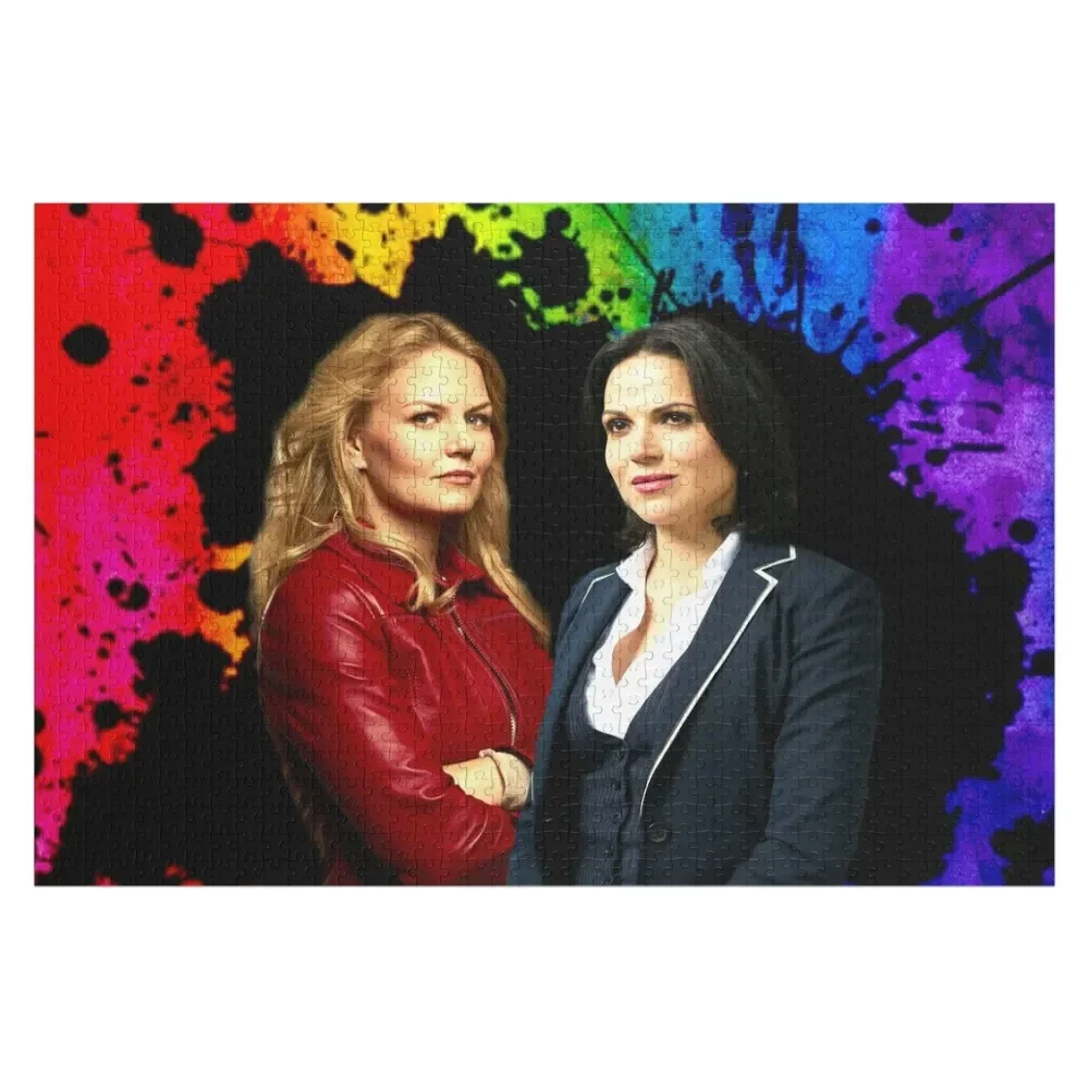 Emma & Regina (Swan Queen) Jigsaw Puzzle Personalised Toys Personalised Children Toddler Toys Puzzle