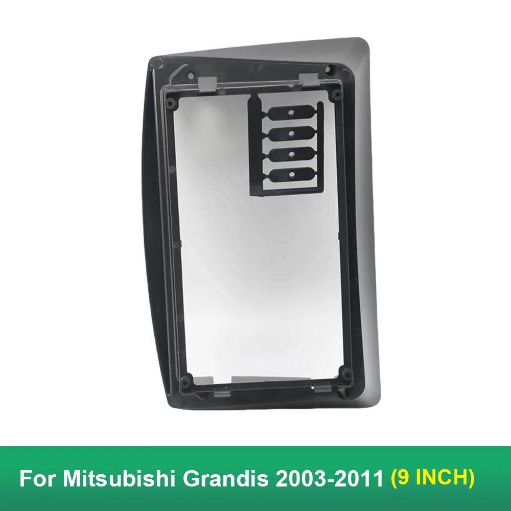 9 Inch Car Frame Fascia Android Audio Fitting Adaptor Dash Trim Kit For Mitsubishi Grandis 2003-2011