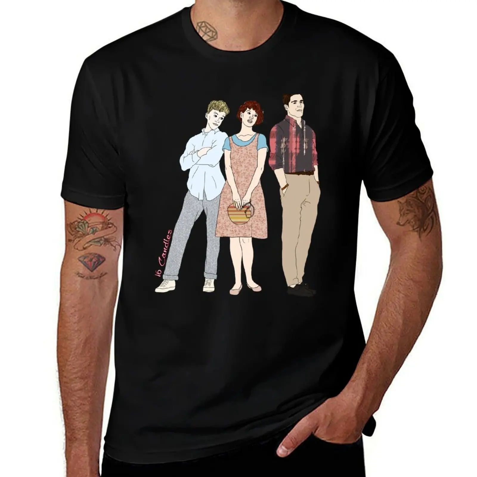 Sixteen Candles T-Shirt Vintage Style Printed Top T-Shirt