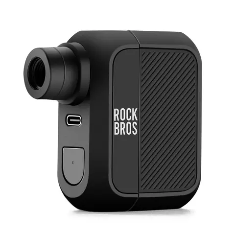 ROCKBROS Mini bomba de bicicleta eléctrica portátil 100PSI tipo C inflador de aire recargable bomba de bicicleta MTB carretera AV FV válvula bomba de ciclismo
