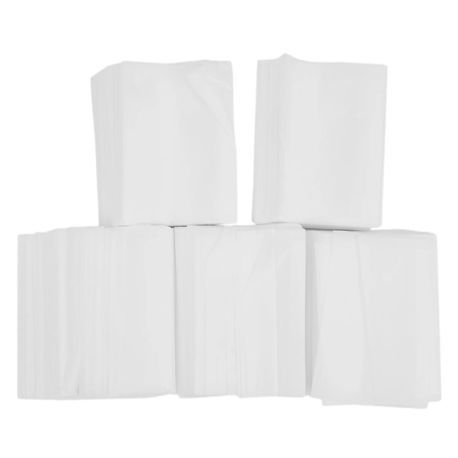 500 PCS/เป็นมิตรกับสิ่งแวดล้อมเส้นใยข้าวโพดธรรมชาติพับถุงชาย่อยสลายได้ชากรองถุงกรองชา 7X10 ซม.