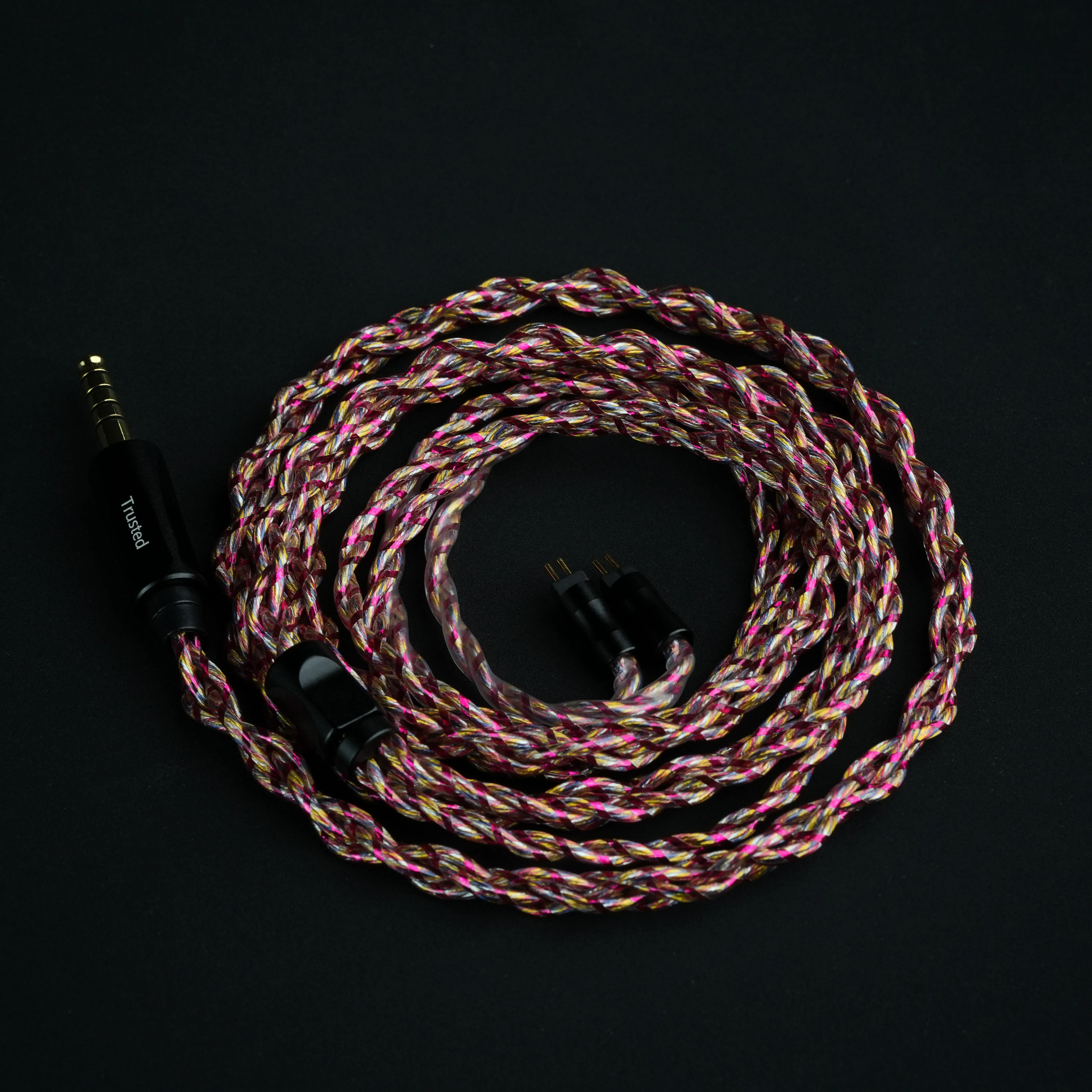 

Trusted Audio REBEL Upgrade Cable for AFUL Performer / Xenns Top Pro, MMCX/0.78mm 2Pin/Recessed 2Pin/Dual 3.5mm