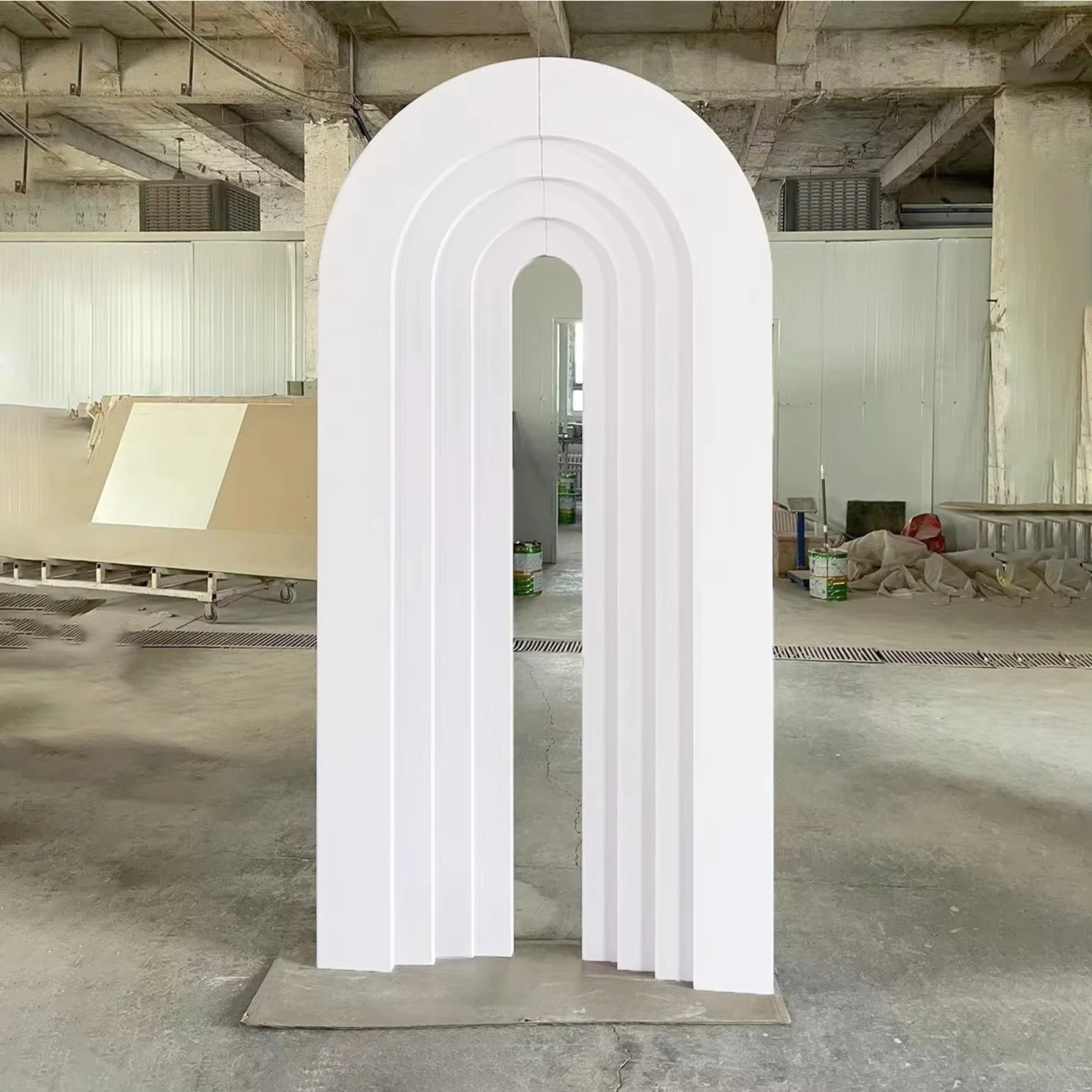 FY MDF Wedding Backdrop Frame, Champagne Wall Support Stand for Party Decor